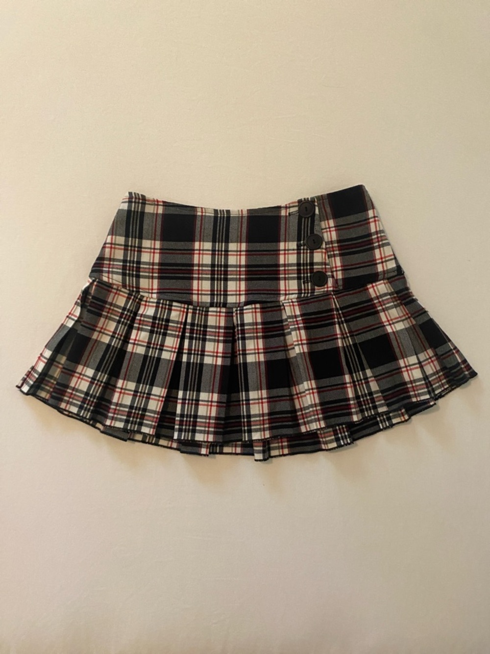 Y2K Plaid Pleated Mini Skirt